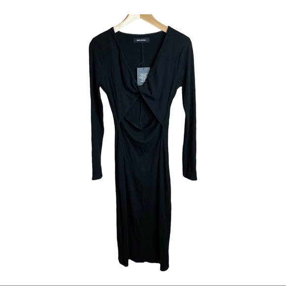 Reformation NWT Polina Dress Black Size Large - Picture 2 of 8